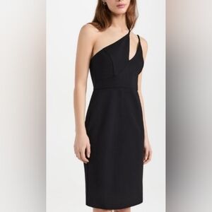 New Chloé Kristyn Nicole Ponte Black Dress, NWT, Sz. Medium